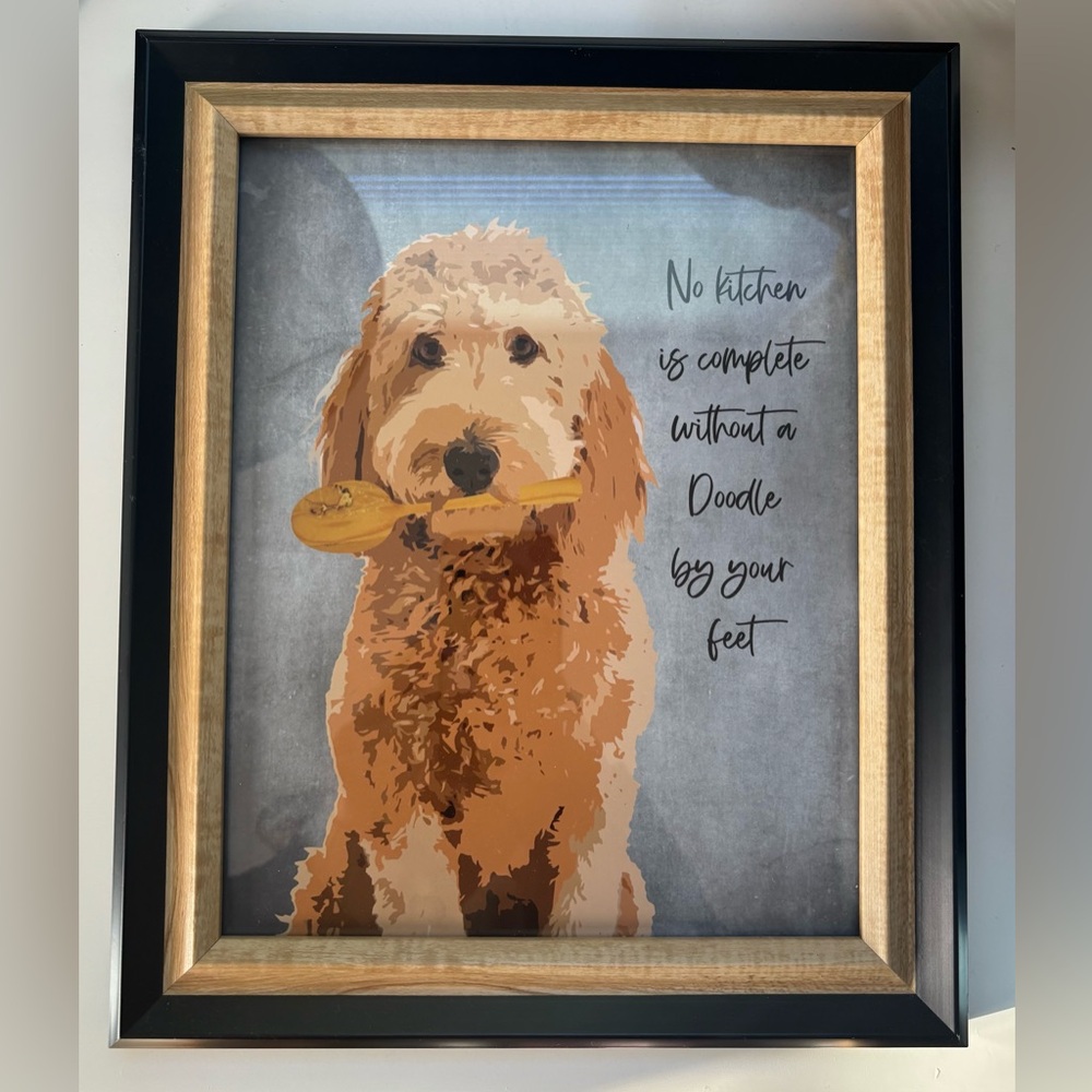 Wall Decor “No Kitchen is Complete Without A Doodle By Your Feet”